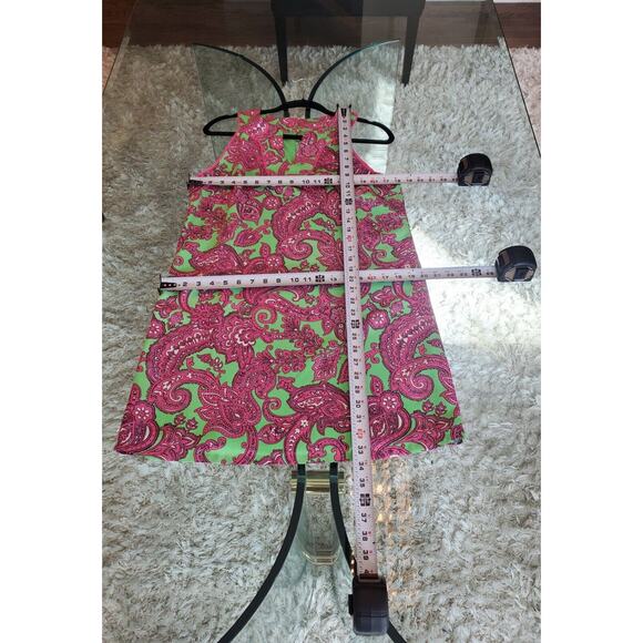 Crown & Ivy Women's Multicolor Polyester V-Neck Sleeveless Knee Length Dress PM - Picture 7 of 8